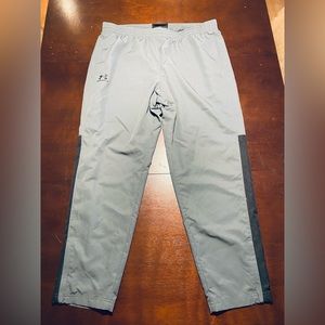 Men’s Under Armour Grey/Black Athletic Casual Loose Sweatpants Size XXL